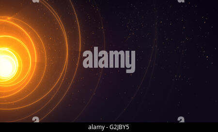 Magische Ausstrahlung Flow Stockfoto