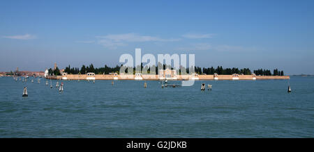 Der Friedhof-Venedig Stockfoto