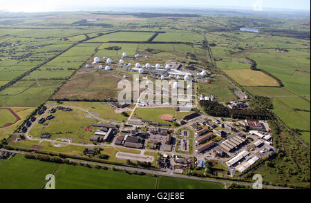 Luftaufnahme von Menwith Hill in der Nähe von Harrogate, North Yorkshire Stockfoto