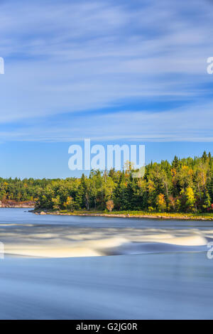 Stör fällt auf Nutimik Lake, Whiteshell Provincial Park, Manitoba, Kanada. Stockfoto