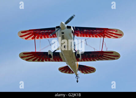 Chisten Eagle II Doppeldecker, Goodwood Aerodrome, West Sussex, England Stockfoto