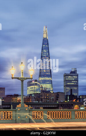 Die Scherbe von Southwark Bridge, London, England Stockfoto