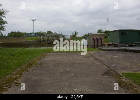 Maschinen in Abingdon Behandlung Wasserwerk (Thames Water) Stockfoto