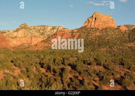 Scenic Munds Mountain Wilderness Coconino National Forest Sedona Arizona Nordamerika geologisch - Hämatit/Eisenoxid Stockfoto