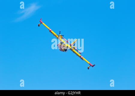 Bombardier Canadair CL-415 von Sécurité Civile Stockfoto