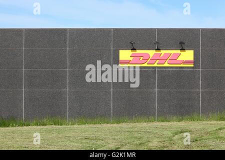 DHL Logistik depot Stockfoto