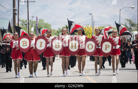 2016 Bischof Mule Tage fest und Parade in Bishop, Kalifornien. Stockfoto