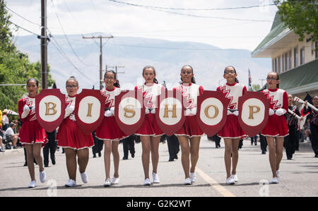 2016 Bischof Mule Tage fest und Parade in Bishop, Kalifornien. Stockfoto