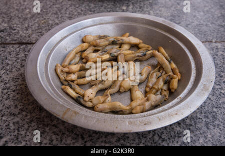Traditionelle Rasiermesser Shell Tajine in Marokko Stockfoto