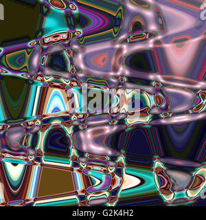 Abstrakt Färbung Horizont Gradienten Hintergrund mit visuellen Objektiv Streulicht und Welle Effekte Stockfoto
