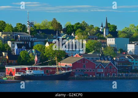 Hafenstadt in Lunenburg County. UNESCO-Weltkulturerbe.  Lunenberg Nova Scotia Kanada Stockfoto