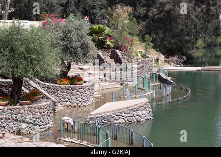 Faschingsbälle Ort am Fluss Jordan in israel Stockfoto