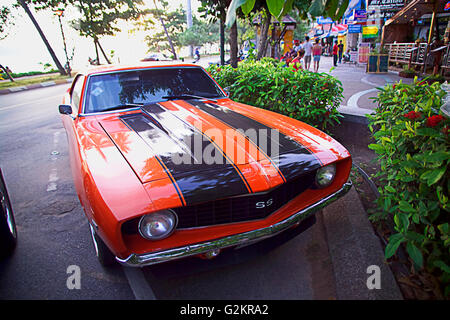 1969 Hugger Orange Chevrolet Camaro SS Coupe Stockfoto