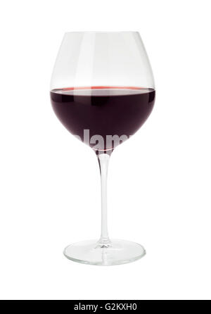 Glas Rotwein Stockfoto