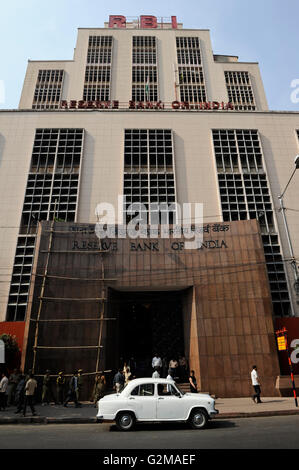 Unglaubliches Indien, Kalkutta, Kolkata, Reserve Bank von Indien/Indien, Westbengalen, Kolkata, Reserve Bank von Indien Stockfoto