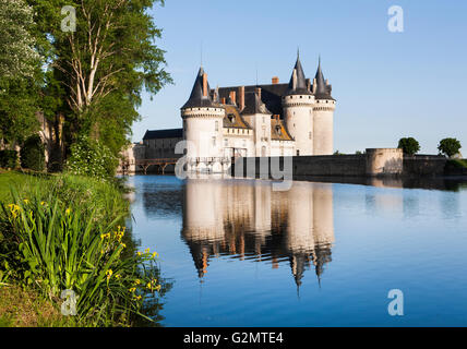 Wasserburg, Schloss Sully, Sully-Sur-Loire, Loiret, Region Centre, Frankreich Stockfoto