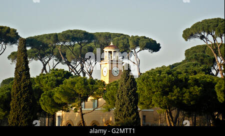 Casino-Orologio in Gärten der Villa Borghese, Rom, Latium, Italien Stockfoto