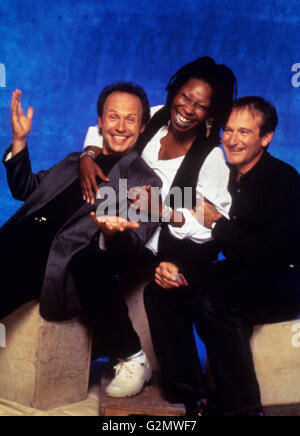 Billy Crystal, Whoopi Goldberg, Robin Williams, Comic Relief VII Stockfoto