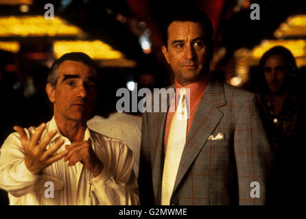 Martin Scorsese, Robert de Niro, casino Stockfoto