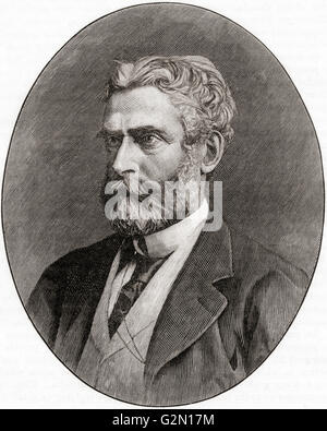 John Lothrop Motley, 1814 – 1877.  US-amerikanischer Autor und Diplomat während des amerikanischen Bürgerkriegs. Stockfoto