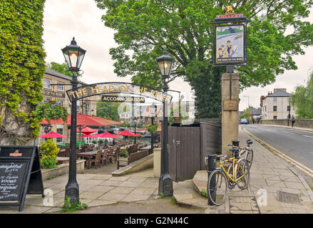 OXFORD STADT DEN KOPF DES ÖFFENTLICHEN RIVER HOUSE AUF DER THEMSE IN ABINGDON ROAD Stockfoto