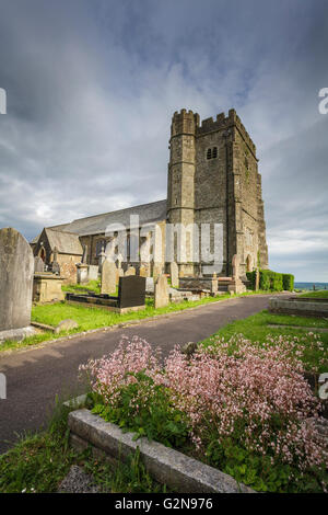 Kirche von Illtyd, Gwynno und Dyfodwg, Llantrisant, Rhondda Cynon Taff Stockfoto