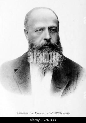 FRANCIS de WINTON (1836-1901) britischer Offizier und Kolonialbeamter in mehreren afrikanischen Ländern von einer 1885-Fotografie Stockfoto