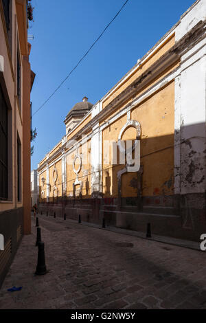 Königliche Artillerie-Fabrik, verlassene Industrieanlagen aus dem 18. Jahrhundert, San Bernardo Viertel, Sevilla, Spanien. Stockfoto