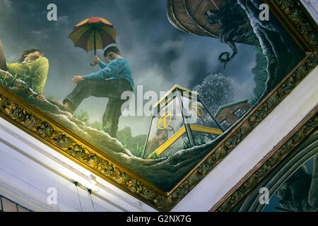 Decke Detail in Piccadilly Arcade, Birmingham, UK Stockfoto