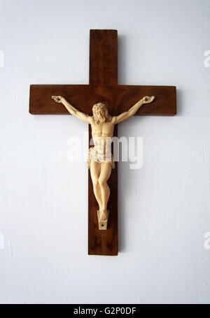 Jesus Christus Gott Antichrist cross Holly Heiliger Hafen Stockfoto