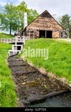 Saugus Eisen arbeitet National Historic Site Stockfoto