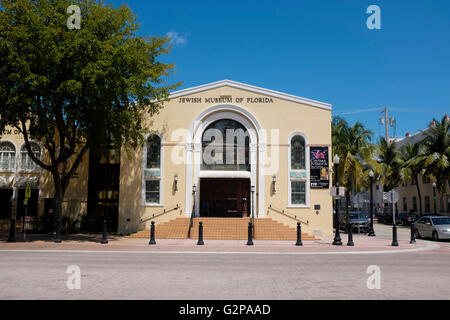 Jüdische Museum von Florida Art-Deco-Viertel South Beach Miami Florida USA Stockfoto