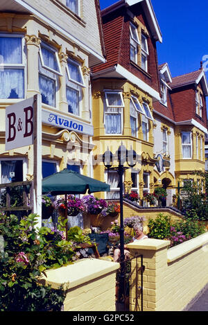 Pensionen in Gorleston-on-Sea, Great Yarmouth. Norfolk. England. VEREINIGTES KÖNIGREICH. Europa Stockfoto