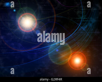 Abstrakt Blau Hintergrund Stockfoto