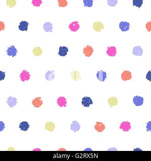 Polka Dot Musterdesign. Stock Vektor