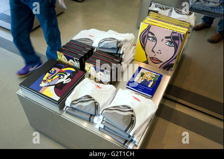 Geschenk-Shop in der breiten Museum für zeitgenössische Kunst in die Innenstadt von Los Angeles Stockfoto