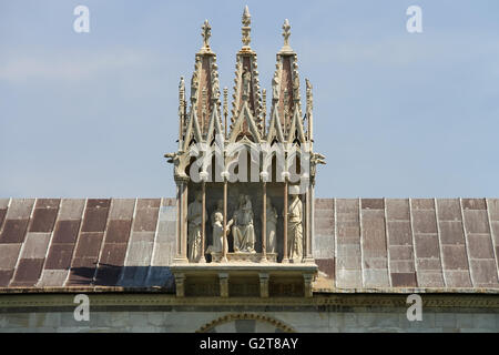 Skulptur-Kompositionen von Camposanto Monumentale in Pisa, Italien Stockfoto