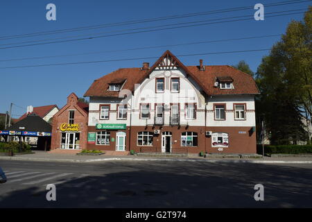 Selenogradsk (ehemals Cranz) ist immer noch eines der beliebtesten Badeort Städte der Ostsee in Russland Stockfoto