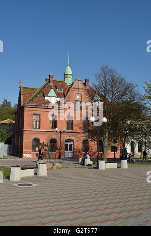 Selenogradsk (ehemals Cranz) ist immer noch eines der beliebtesten Badeort Städte der Ostsee in Russland Stockfoto