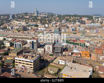 Uganda, Kampala Stadt skyline Stockfoto