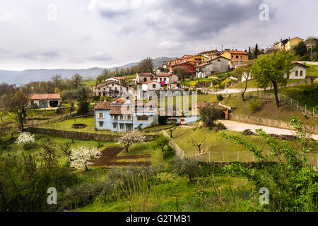 Typisch italienisches Dorf auf die Colli Berici, Vicenza, Italien. Stockfoto