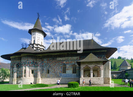 Klosters Sucevita, Kirche, Rumänien, Moldau, Moldawien, Moldau Carpathians, Sucevita Stockfoto