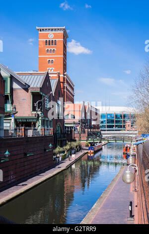 Brindleyplace, Birmingham, West Midlands, England, Großbritannien Stockfoto