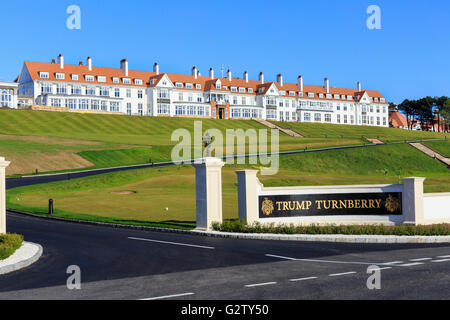 Trump Turnberry Hotel, Ayrshire, Schottland, UK Stockfoto