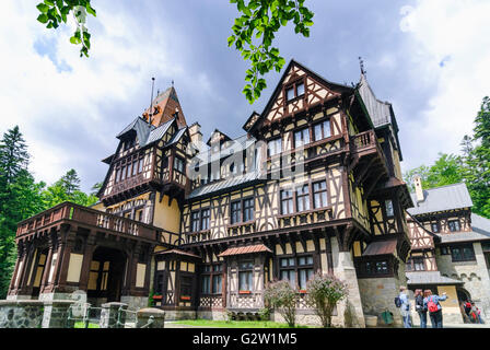 Pelisor Palastes, Rumänien, Siebenbürgen, Transsilvanien, Siebenbürgen (Transsilvanien), Sinaia Stockfoto