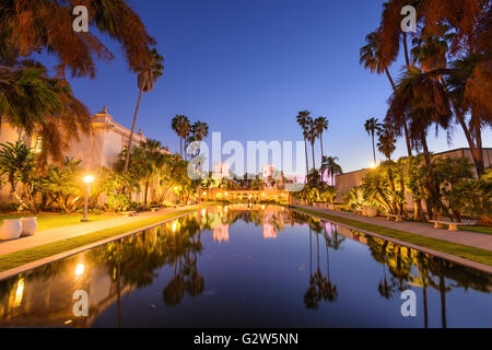 Historische Architektur in San Diego, Kalifornien, USA. Stockfoto