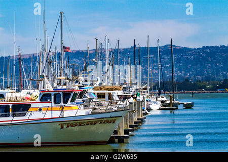 Emeryville California Marina Stockfoto