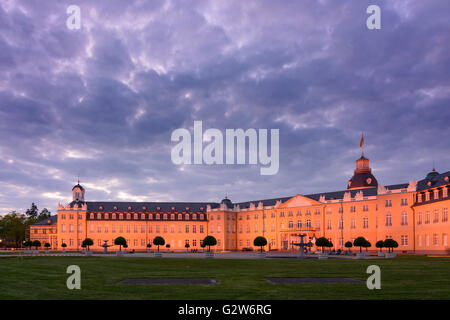 Schloss Karlsruhe, Deutschland, Baden-Württemberg Kraichgau-Stromberg, Karlsruhe Stockfoto