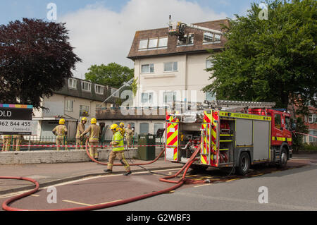 Bournemouth, UK. 3. Juni 2016. Belevedere Hotelbrand Bournemouth-Dorset-England. Hotel Belvedere und Crew Credit: Gary Lawton/Alamy Live-Nachrichten Stockfoto