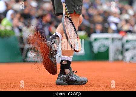 Paris, Frankreich. 4. Juni 2016. Roland Garros, Paris, France, French Open Tennis Championships, 13. Tag. Andy Murray (GBR) schlägt Stan Warinka in 4 Sätzen um den letzten Kredit: Action Plus Sport Bilder/Alamy Live News Stockfoto